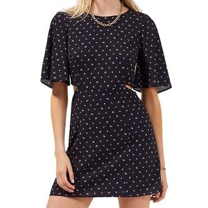NWOT French connection floral cut out dress
